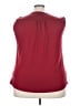 Unbranded Burgundy Sleeveless T-Shirt Size 3X - photo 2