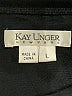 Kay Unger 100% Nylon Black Long Sleeve Top Size L - photo 7