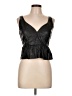 Zara 100% Polyester Black Sleeveless Blouse Size L - photo 1