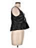 Zara 100% Polyester Black Sleeveless Blouse Size L - photo 4