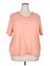 Liz & Me Orange Short Sleeve Top Size 2X - photo 1