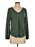 Bobeau Green Long Sleeve Blouse Size S - photo 1