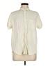 Elan Ivory Short Sleeve Button-Down Shirt Size M - photo 1
