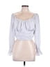 Unbranded Silver 3/4 Sleeve Blouse Size XL - photo 1