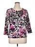 Ruby Rd. Pink 3/4 Sleeve T-Shirt Size XL - photo 1