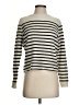 Reformation Stripes Silver Cashmere Pullover Sweater Size XS - photo 1