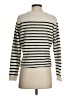 Reformation Stripes Silver Cashmere Pullover Sweater Size XS - photo 2