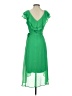 DKNY 100% Polyester Green Cocktail Dress Size 4 - photo 2