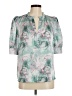 Current Air Green 3/4 Sleeve Blouse Size M - photo 1