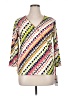 Ruby Rd. Ivory 3/4 Sleeve T-Shirt Size XL - photo 1