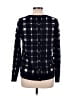Banana Republic Checkered-gingham Black Pullover Sweater Size L - photo 2