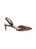Ann Taylor Animal Print Brown Heels Size 6 1/2 - photo 1