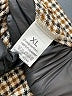 Unbranded 100% Polyester Houndstooth Brown Long Sleeve Blouse Size XL - photo 8