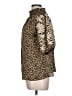 THML Animal Print Gold Short Sleeve Blouse Size L - photo 5
