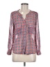 Collective Concepts 100% Polyester Red Long Sleeve Blouse Size M (petite) - photo 1