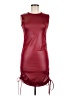 RAMISU 100% Polyurethane Burgundy Cocktail Dress Size M - photo 1