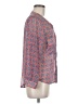 Collective Concepts 100% Polyester Red Long Sleeve Blouse Size M (petite) - photo 4