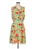 CAbi 100% Polyester Tie-dye Green Cocktail Dress Size M - photo 1