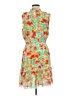 CAbi 100% Polyester Tie-dye Green Cocktail Dress Size M - photo 2