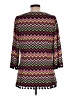 Sara Campbell Chevron-herringbone Purple Pullover Sweater Size L - photo 2