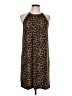 MICHAEL Michael Kors Animal Print Brown Casual Dress Size L - photo 1