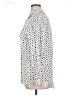 Equipment 100% Silk Polka Dots Ivory Long Sleeve Silk Top Size XL (estimated) - photo 5
