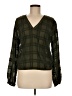 Express Green Long Sleeve Blouse Size M - photo 1