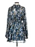 Lulus 100% Polyester Print Blue Casual Dress Size S - photo 2