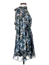 Lulus 100% Polyester Print Blue Casual Dress Size S - photo 4