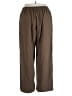 Unbranded 100% Polyester Color Block Brown Casual Pants Size 3XL - photo 2