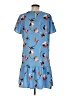 Halogen 100% Polyester Print Blue Casual Dress Size M - photo 2