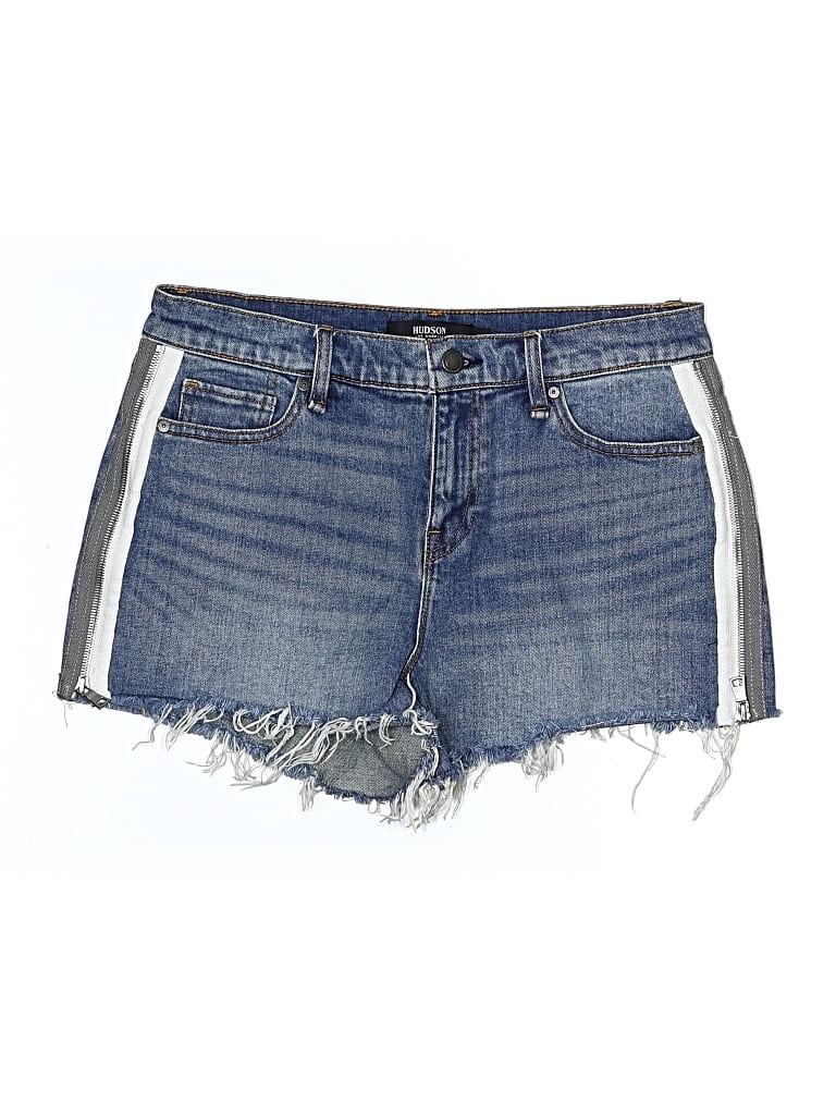 Pre-owned Hudson Denim Shorts In Blue