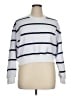 Athleta Stripes White Pullover Sweater Size XL - photo 1