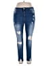 Unbranded Hearts Blue Jeans Size 16 - photo 1