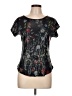 Crosby 100% Rayon Black Short Sleeve Blouse Size L - photo 1