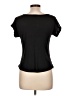 Crosby 100% Rayon Black Short Sleeve Blouse Size L - photo 2