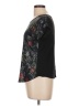 Crosby 100% Rayon Black Short Sleeve Blouse Size L - photo 5