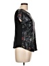 Crosby 100% Rayon Black Short Sleeve Blouse Size L - photo 4