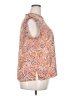 DR2 100% Polyester Paisley Orange Short Sleeve Blouse Size XXL - photo 4