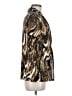 Notations Animal Print Gold Short Sleeve Blouse Size M - photo 4