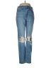 American Eagle Outfitters Hearts Blue Jeans Size 6 - photo 1