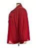 Pleione 100% Polyester Red 3/4 Sleeve Blouse Size 3X - photo 5