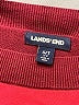 Lands' End 100% Cotton Color Block Burgundy Pullover Sweater Size S (tall) - photo 7