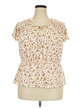 Lane Bryant Short Sleeve Blouse