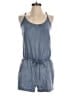 Gap 100% Lyocell Solid Blue Romper Size S - photo 1