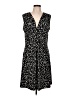 Merona Animal Print Black Casual Dress Size L - photo 1