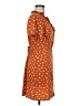 Primark 100% Polyester Orange Casual Dress Size 6 - photo 4