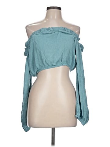 En Creme Long Sleeve Blouse (view 1)