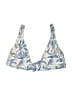 Midori Print Blue Swimsuit Top Size S - photo 2