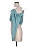 En Creme Teal Long Sleeve Blouse Size L - photo 5